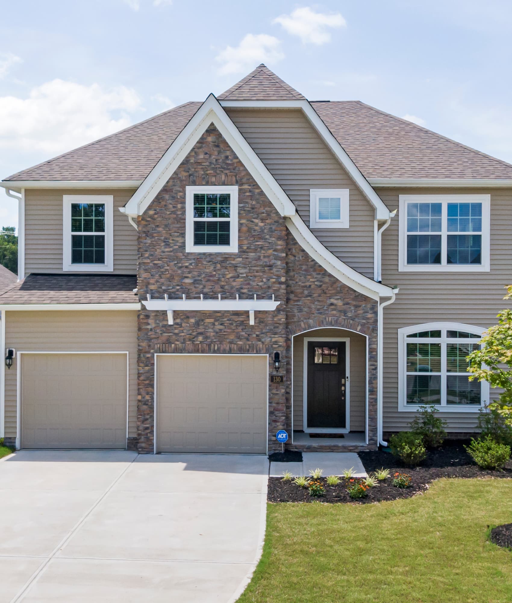 A Jacksonville Residential roof repair that was completed after insurance claim approval.